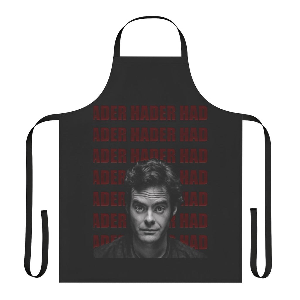 Apron featuring Bill Hader and characters from horror classics like IT