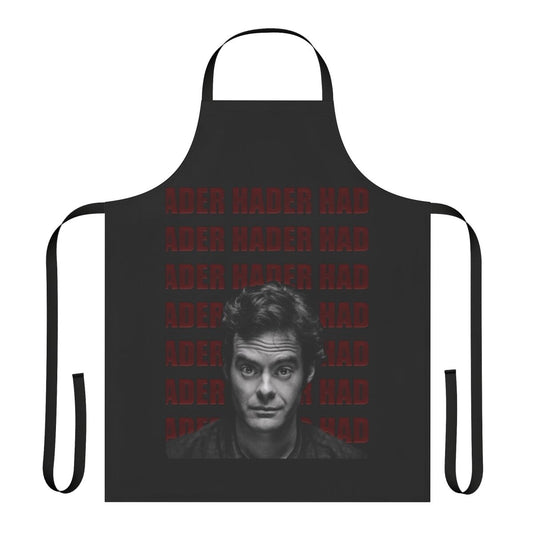 Apron featuring Bill Hader and characters from horror classics like IT