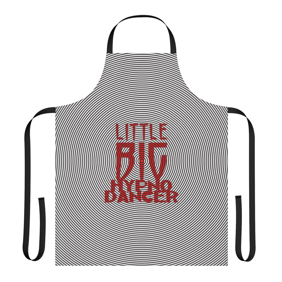 Stylish apron featuring the hypnotic dance moves and vibrant imagery of the Russian electro-pop group Little Big
