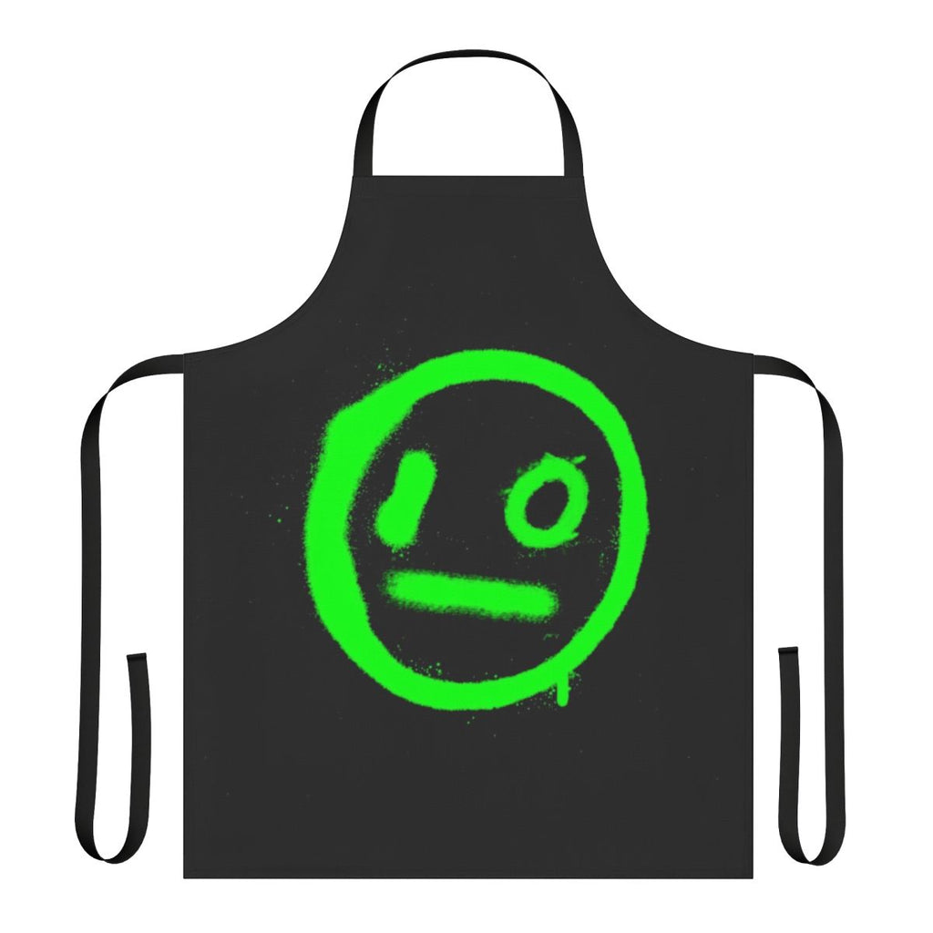 I/O Apron with techno, 444, and EDM design for festival fashion