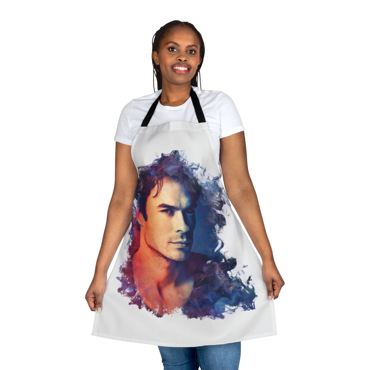 Ian Somerhalder Inspired Cooking Apron with Vampire Diaries Design