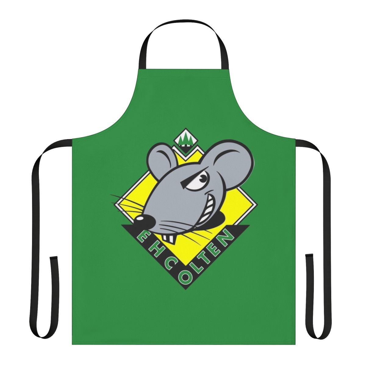 Apron featuring a hockey theme design for ice hockey enthusiasts