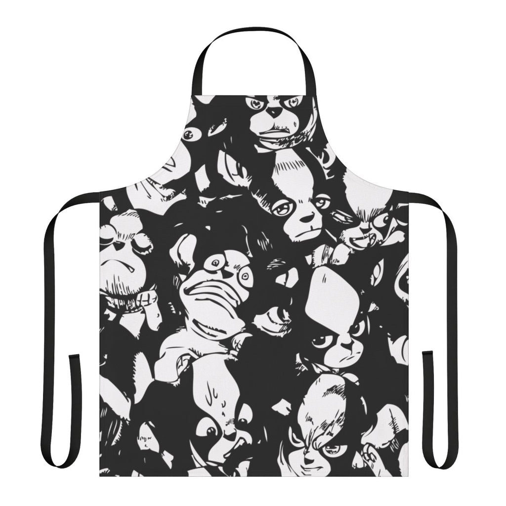 Iggy-themed apron with JoJo's Bizarre Adventure design