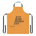 Stylish indie band inspired apron featuring the Better Oblivion Community Center logo