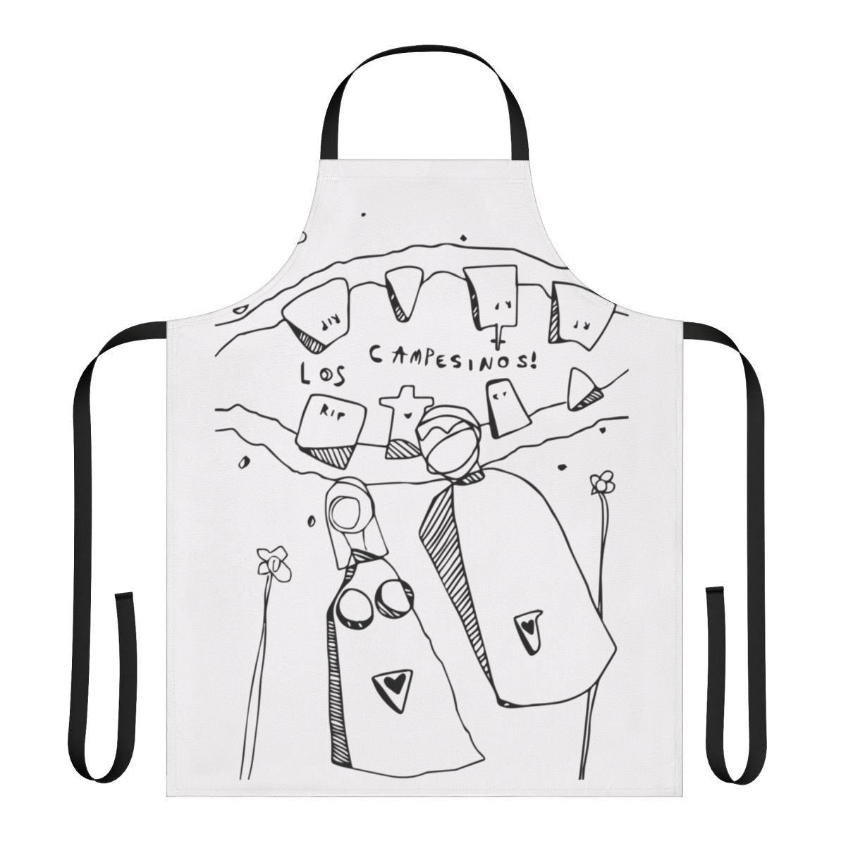 Indie music band Los Campesinos themed apron