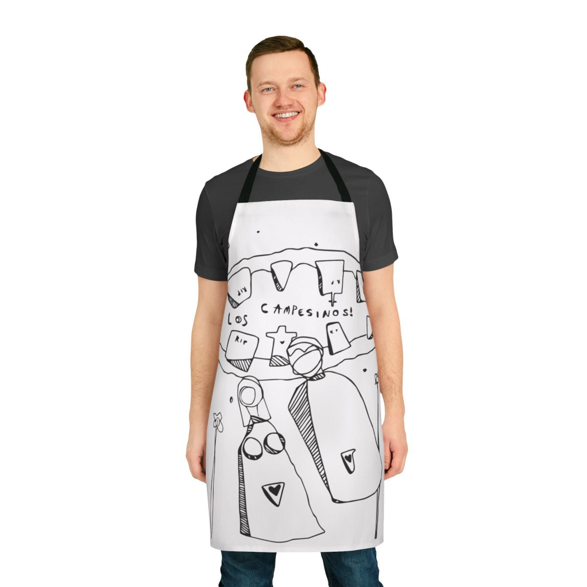 Indie music band Los Campesinos themed apron