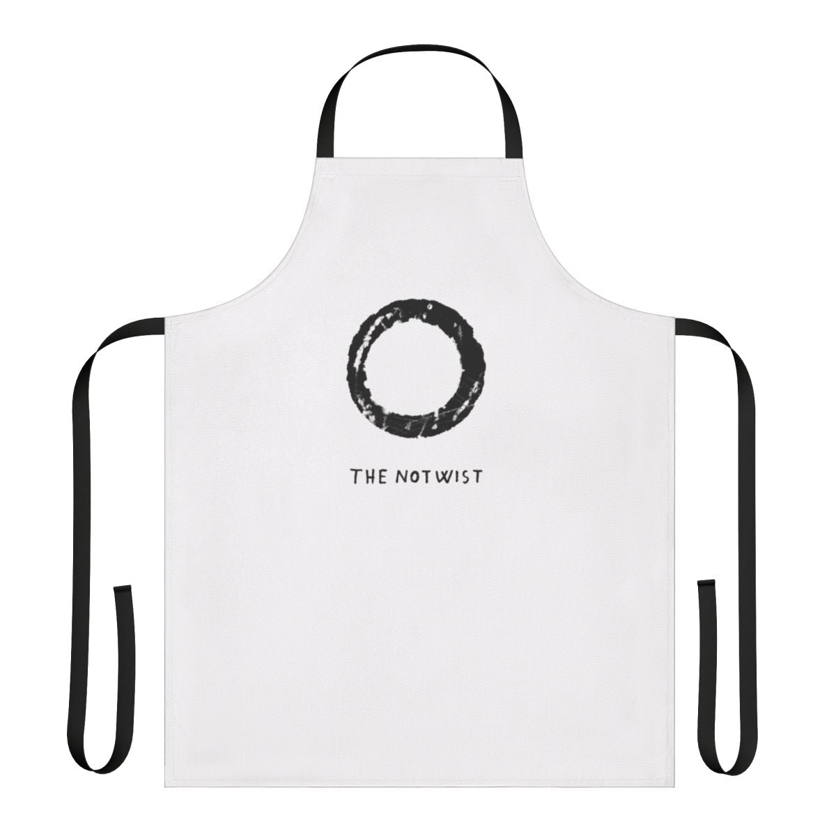 Indie music themed apron featuring The Notwist band logo