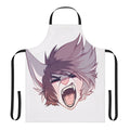 Iscream-themed apron with punk, emo, and furry style design