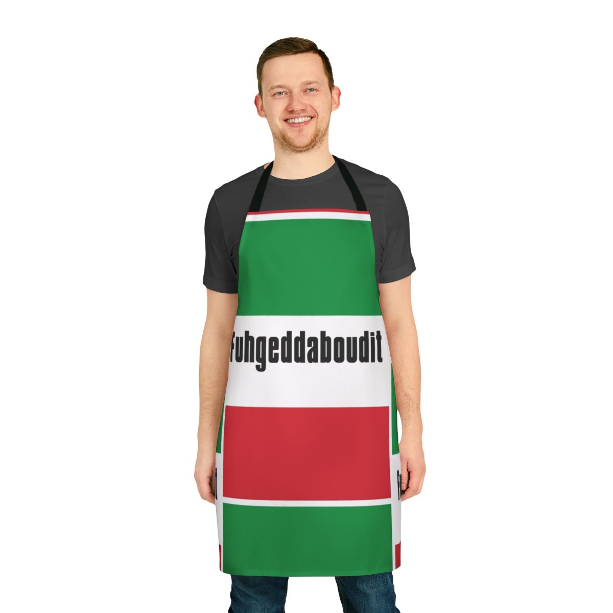 Fuhgeddaboudit - Stylish Italian-Inspired Apron with Mobster and Mafia Inspired Design
