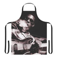 Apron with jazz guitar and musician icons in tribute to Grant Green