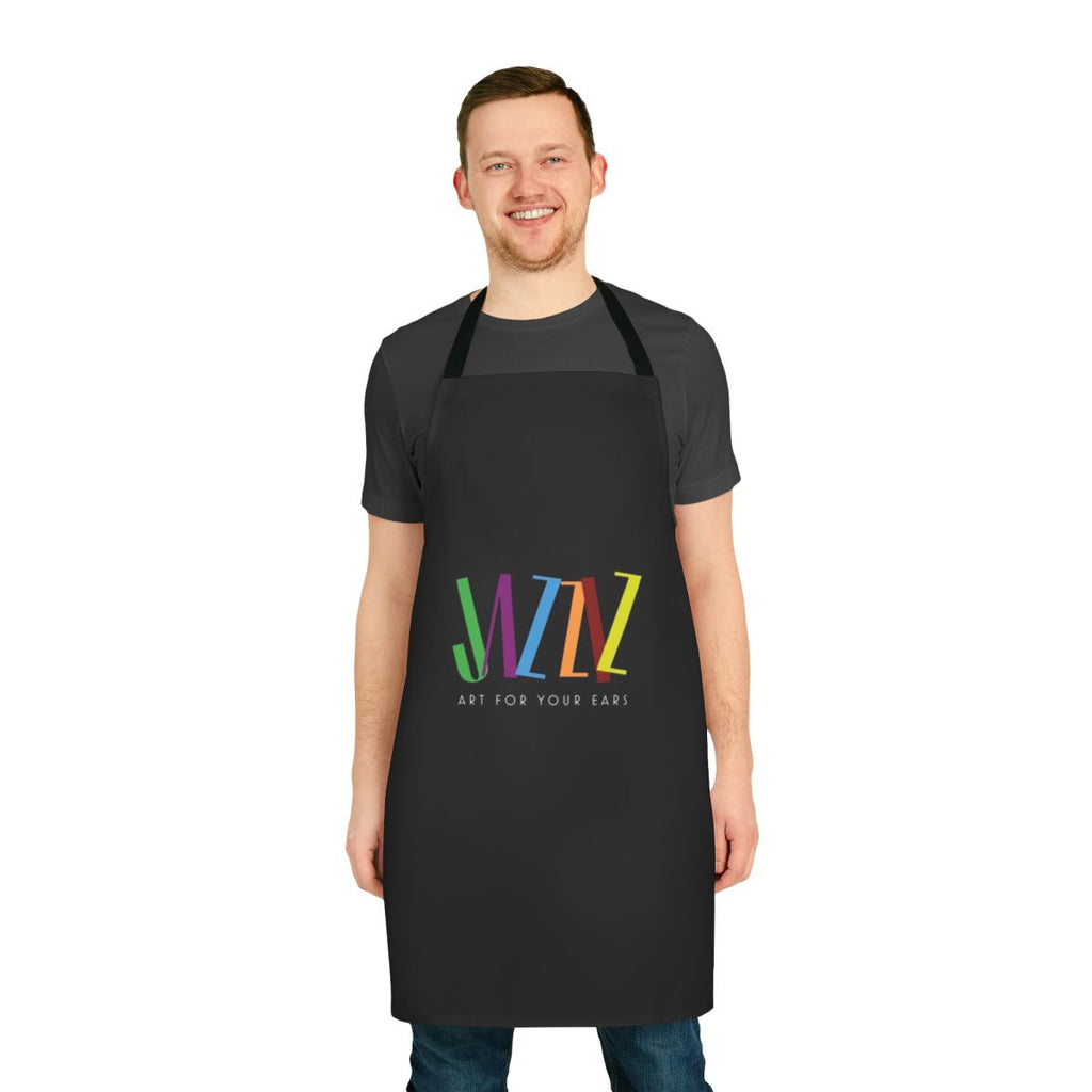 Jazziz Jazz Apron with musical notes and instruments design