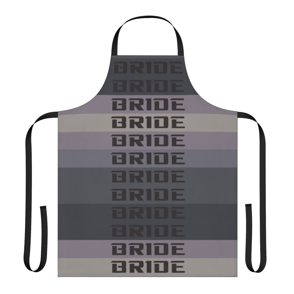 A stylish apron featuring a JDM-inspired design, perfect for the bridal car enthusiast.