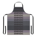 A stylish apron featuring a JDM-inspired design, perfect for the bridal car enthusiast.