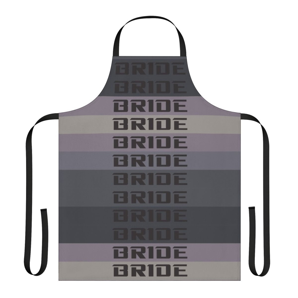 A stylish apron featuring a JDM-inspired design, perfect for the bridal car enthusiast.