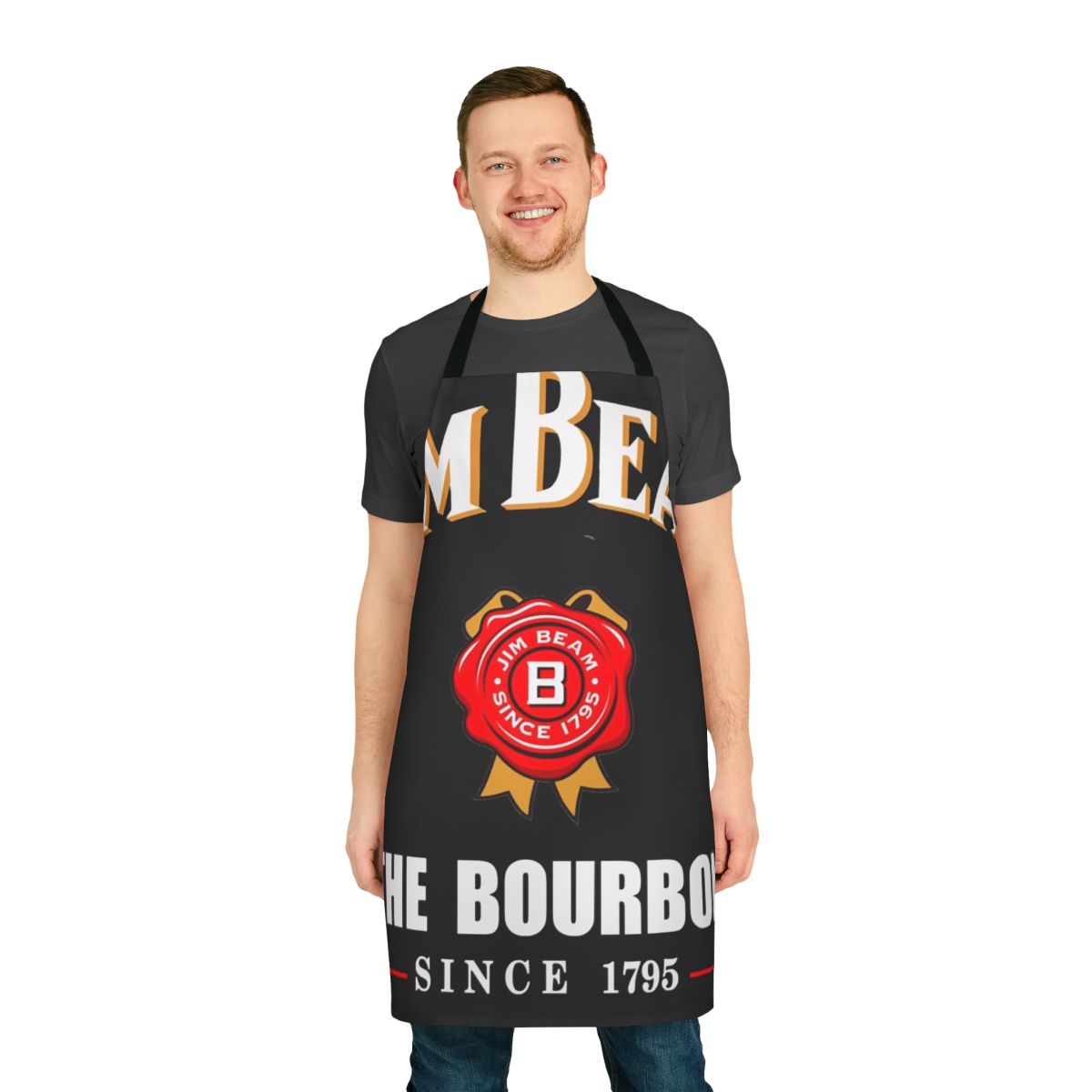 Jim Beam Classic T-Shirt Apron with Distillery Branding
