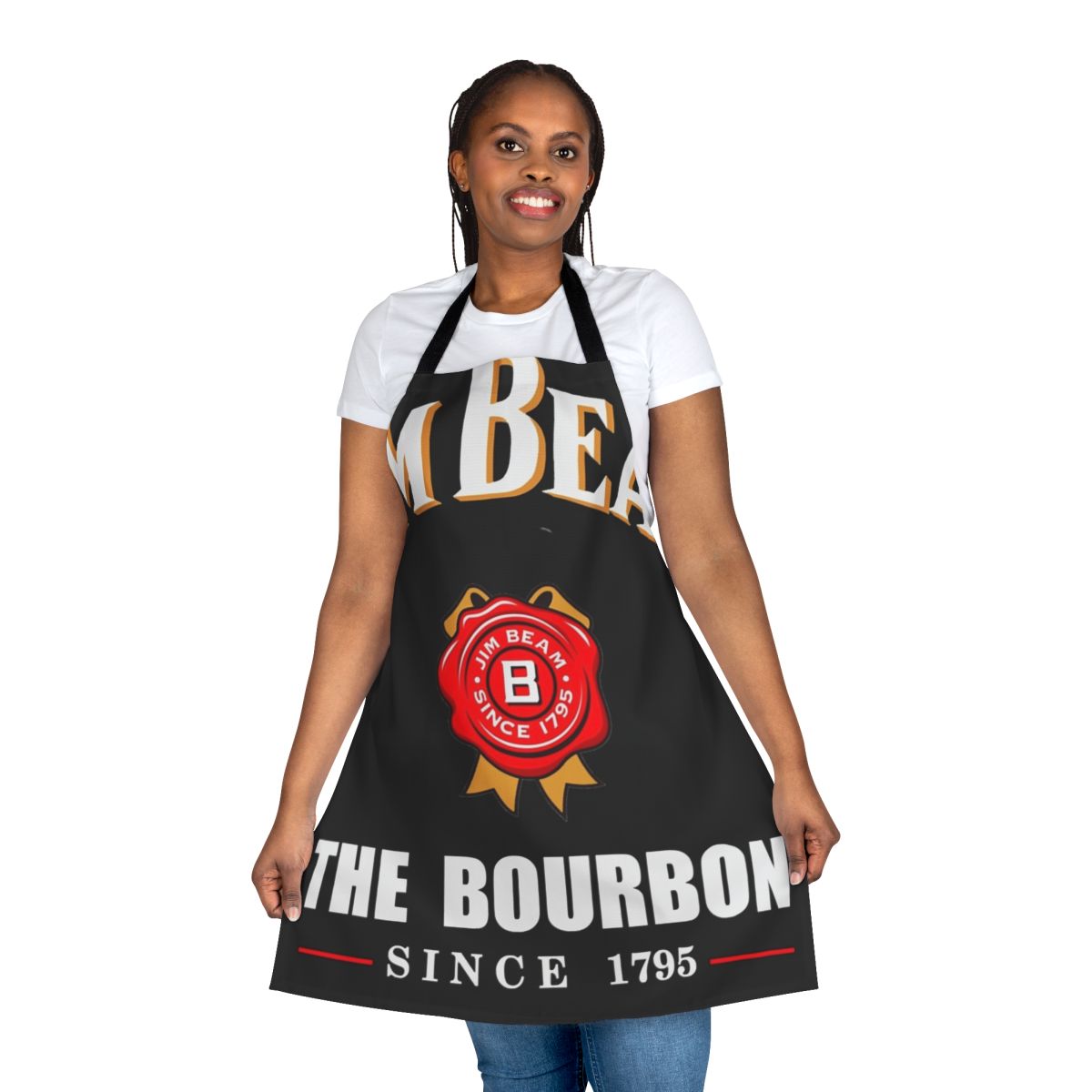 Jim Beam Classic T-Shirt Apron with Distillery Branding