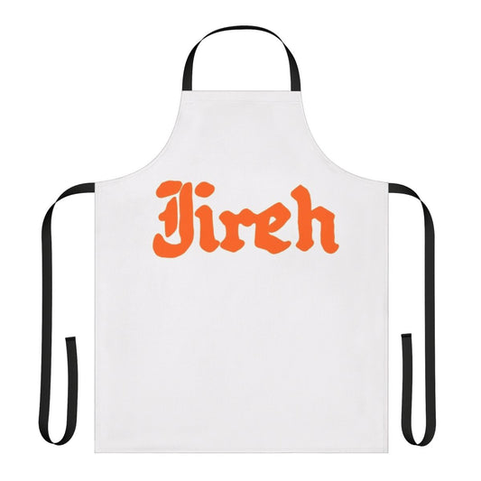 Jireh Apron with Minimalist Christian Graphic