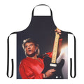 Retro-inspired apron featuring the iconic French singer Johnny Hallyday