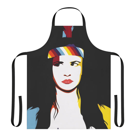 Juliette Lewis-inspired cooking apron featuring her iconic looks and film roles