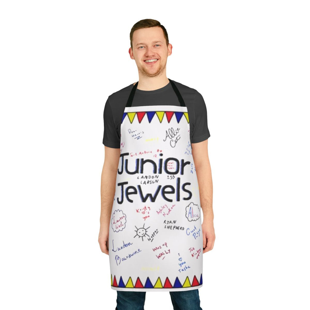 Junior Jewels Shirt Apron with Sparkling Gems