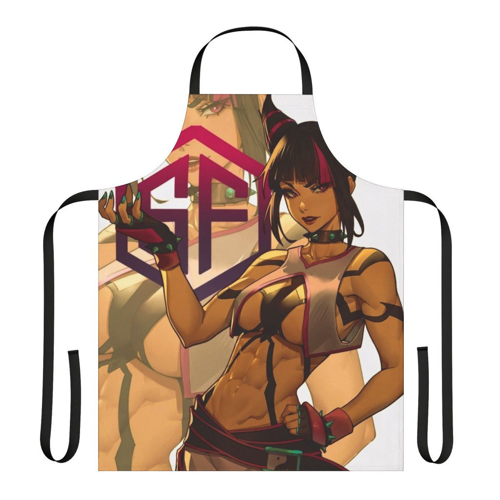 Juri Han Street Fighter Apron - Kawaii Anime Girl Design
