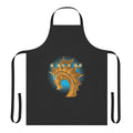 Kansas logo-inspired apron featuring metal-themed design