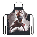 Kawaiine-inspired apron with anime and Japanese pop culture graphics