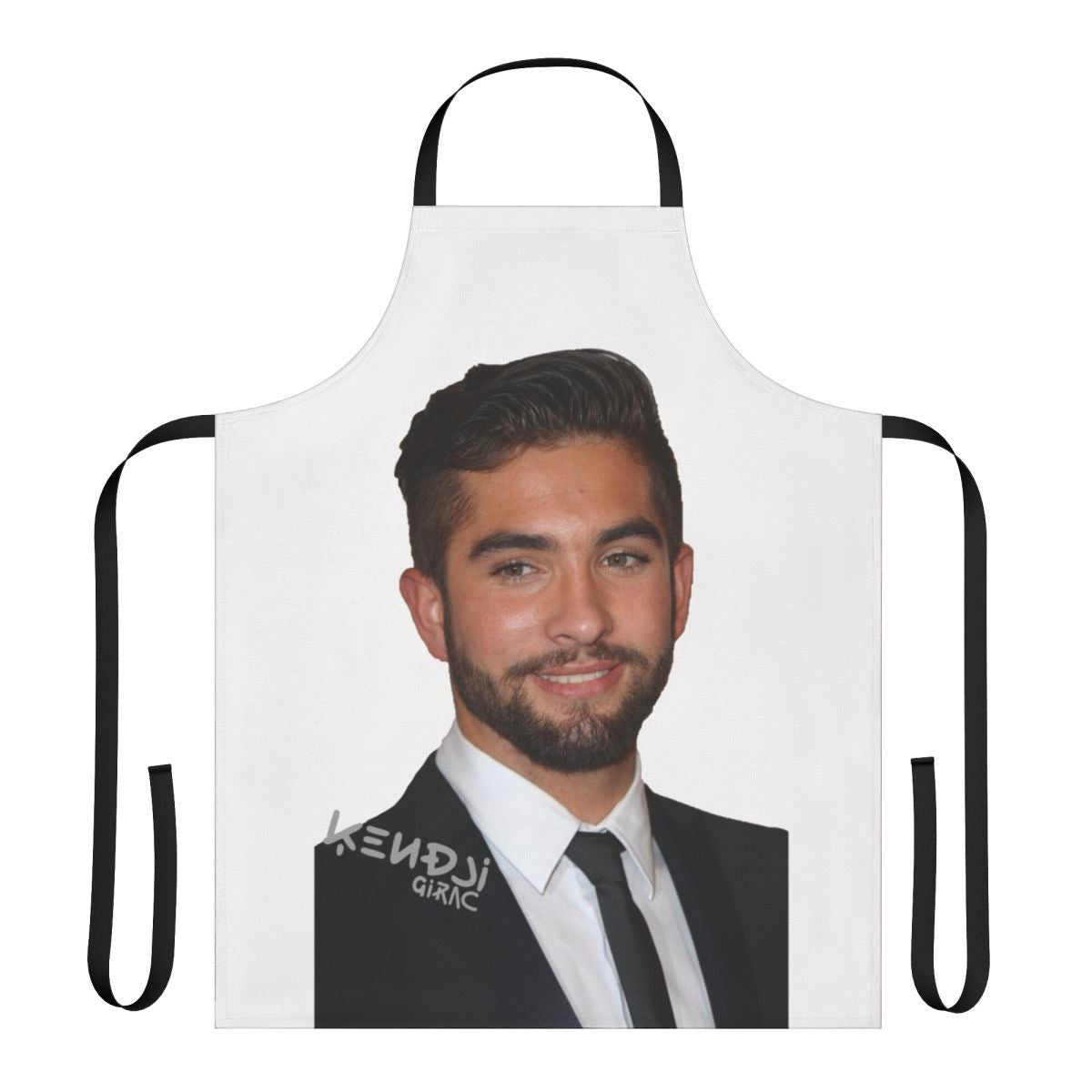 Kendji Girac-inspired apron for cooking and baking enthusiasts