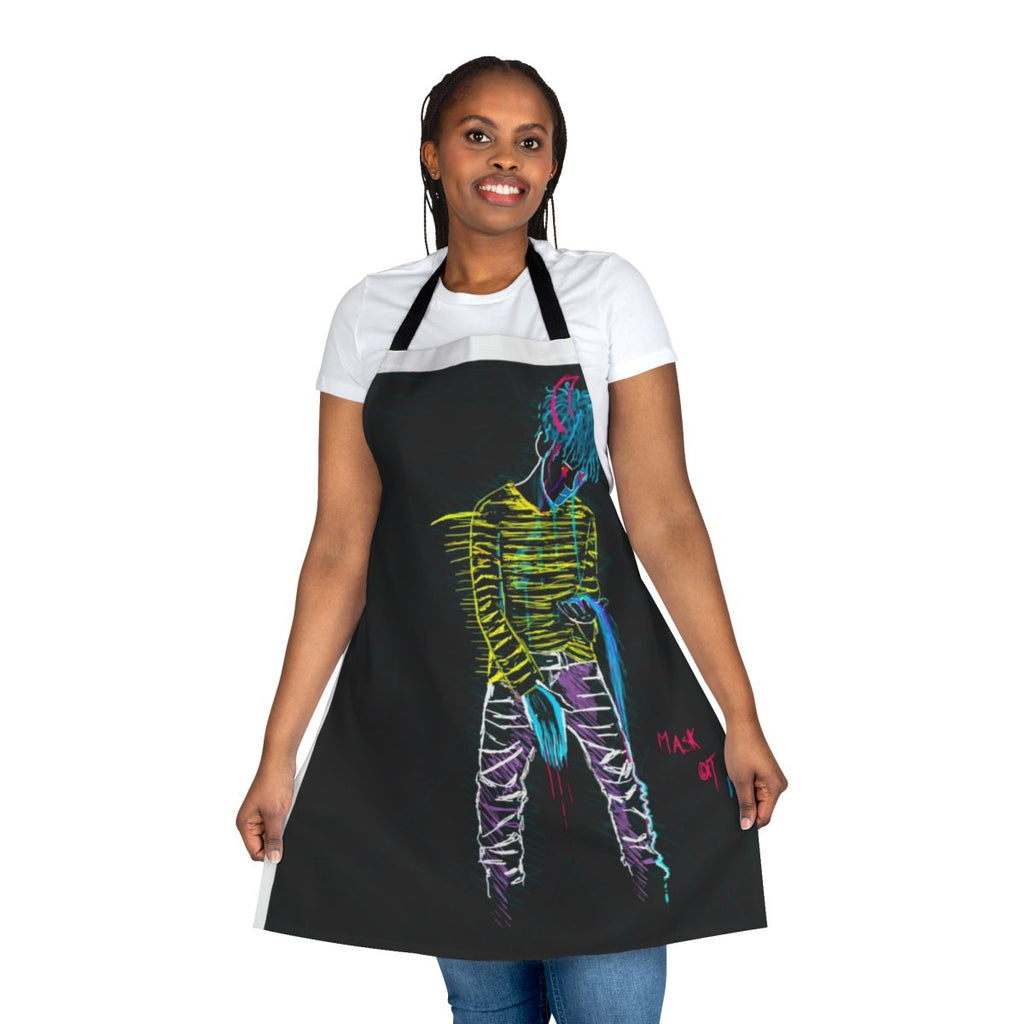 Kidd Keo-inspired kitchen apron with a sleek design
