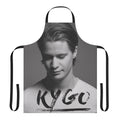 Kids apron with music festival-inspired design