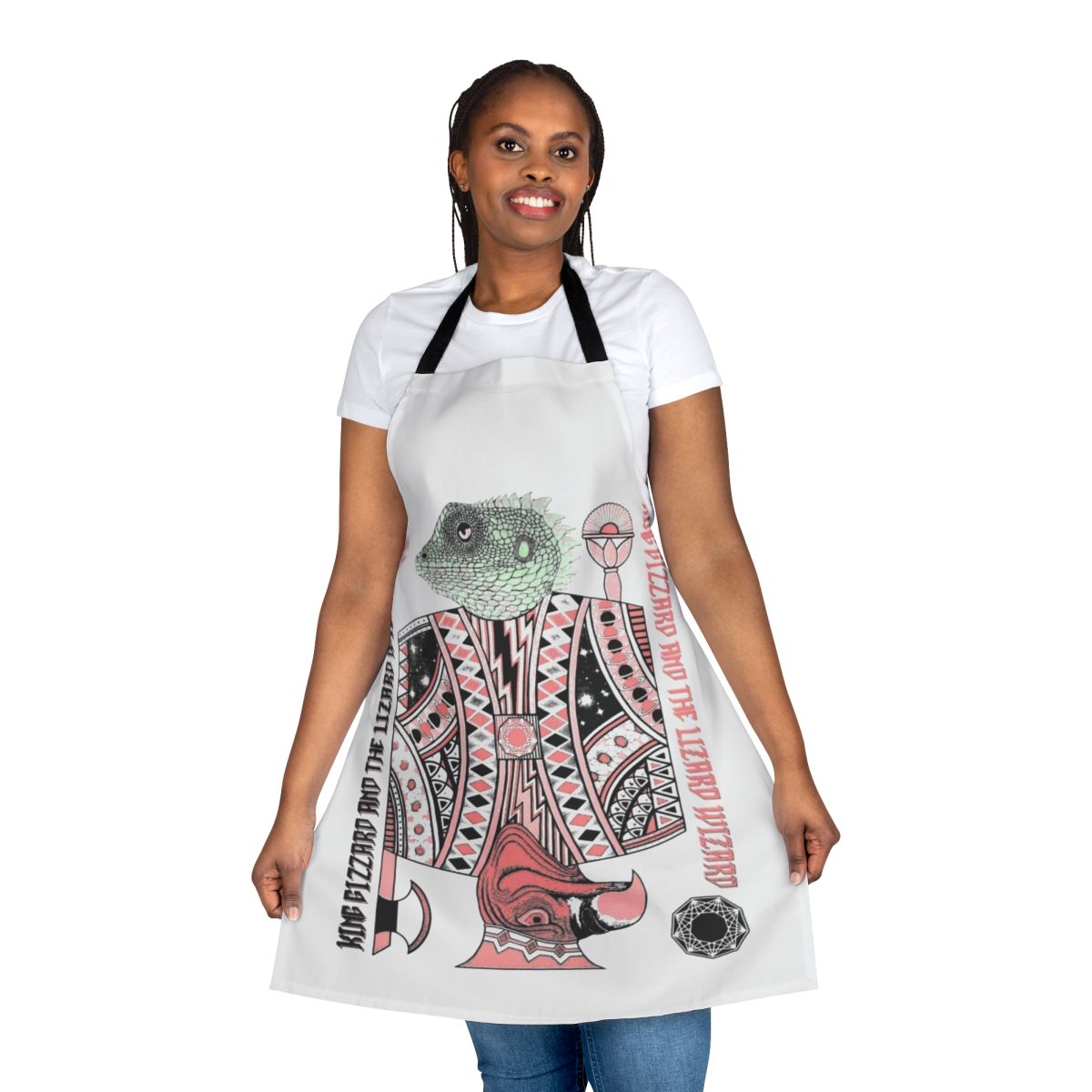 King Gizzard and the Lizard Wizard inspired apron for music fans