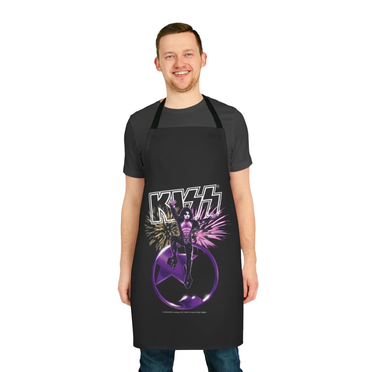 Kiss band inspired Starchild design apron