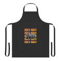 Apron featuring a retro-style Kiss band design