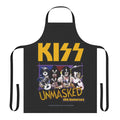 Apron featuring stylized Kiss band fan art design
