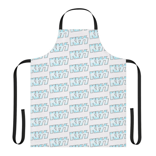 Clouds Blue Sky Kiss The Band Logo Apron