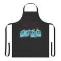 A stylish and durable apron featuring The Rose, a popular Kpop band.