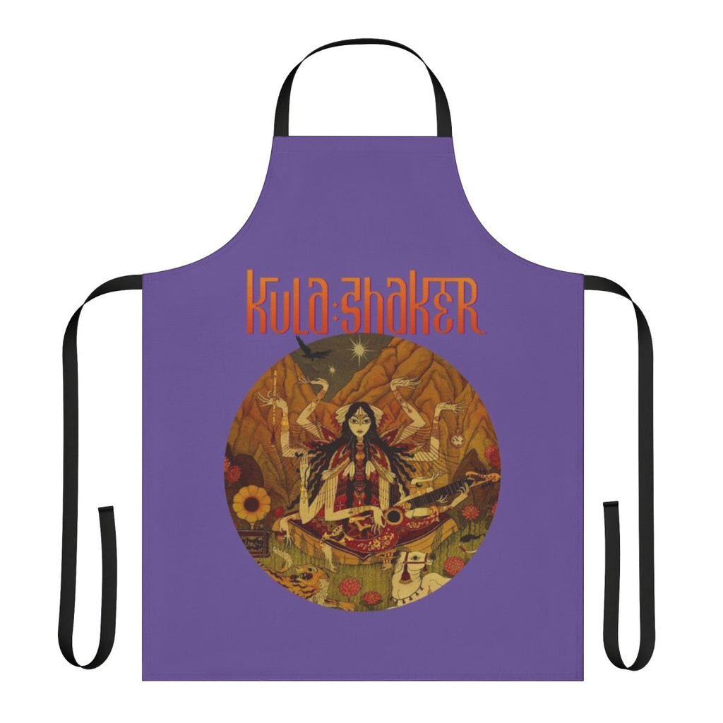 Kulashaker-inspired apron with colorful design for music lovers