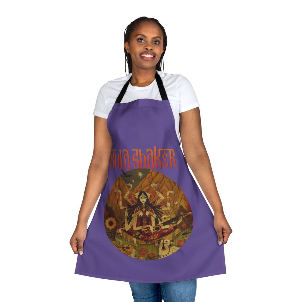 Kulashaker-inspired apron with colorful design for music lovers