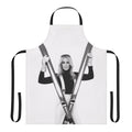 Fashionable Kylie-themed apron featuring a cozy December 2017 design
