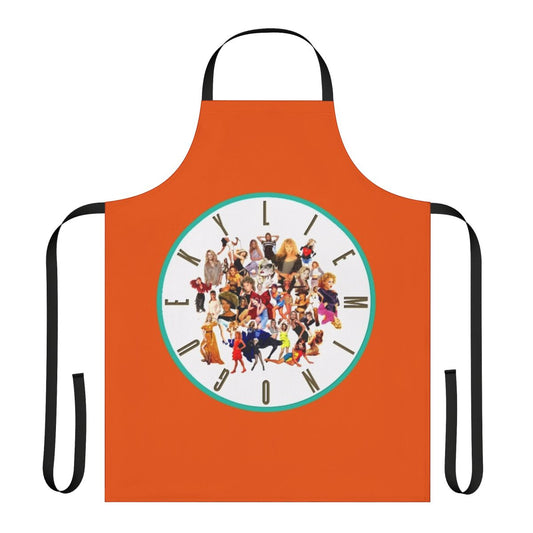 Apron featuring the image of pop star Kylie Minogue