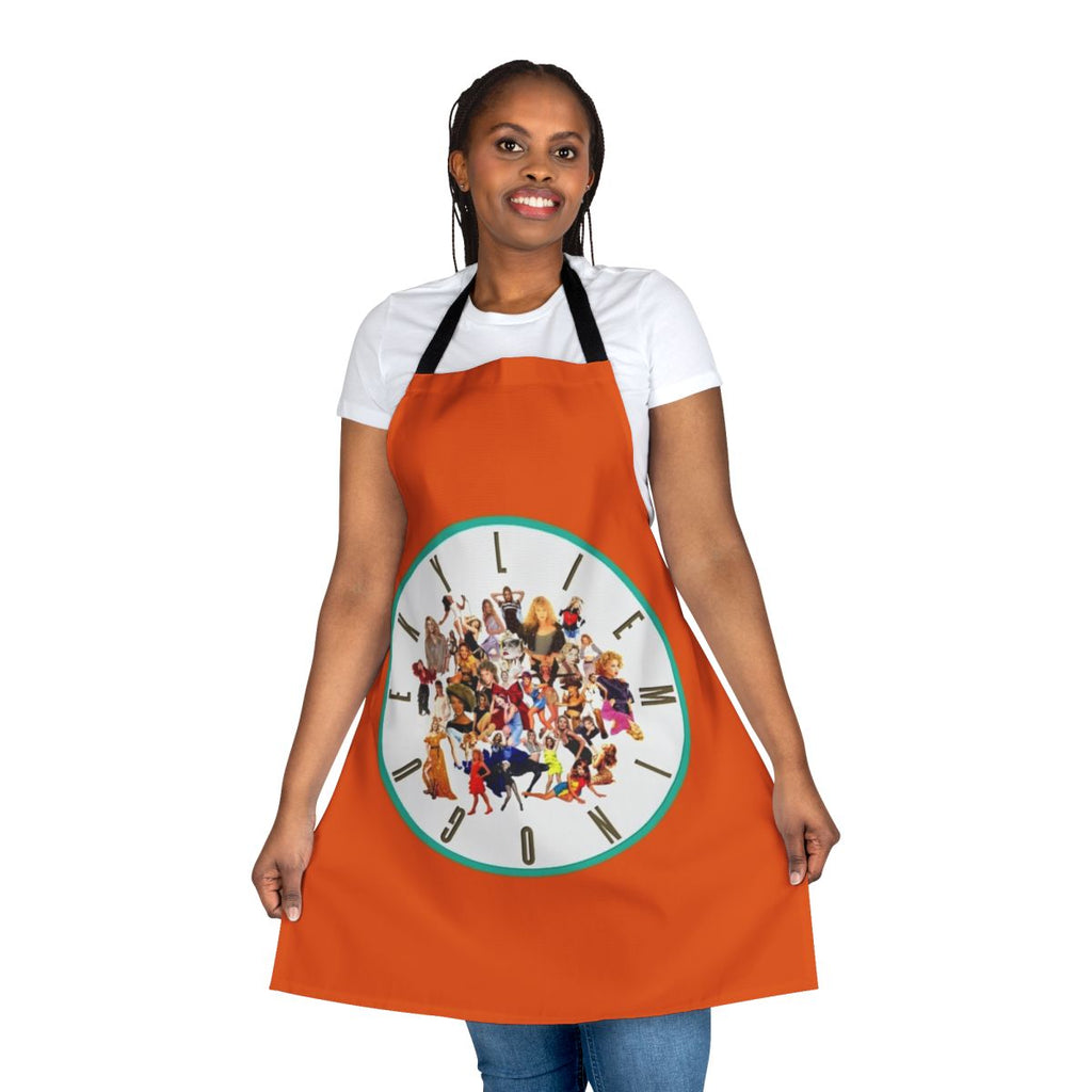 Apron featuring the image of pop star Kylie Minogue