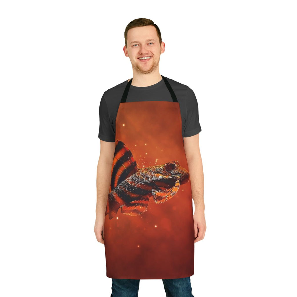 L397 Tiger Pleco printed on a high-quality apron for aquarium hobbyists