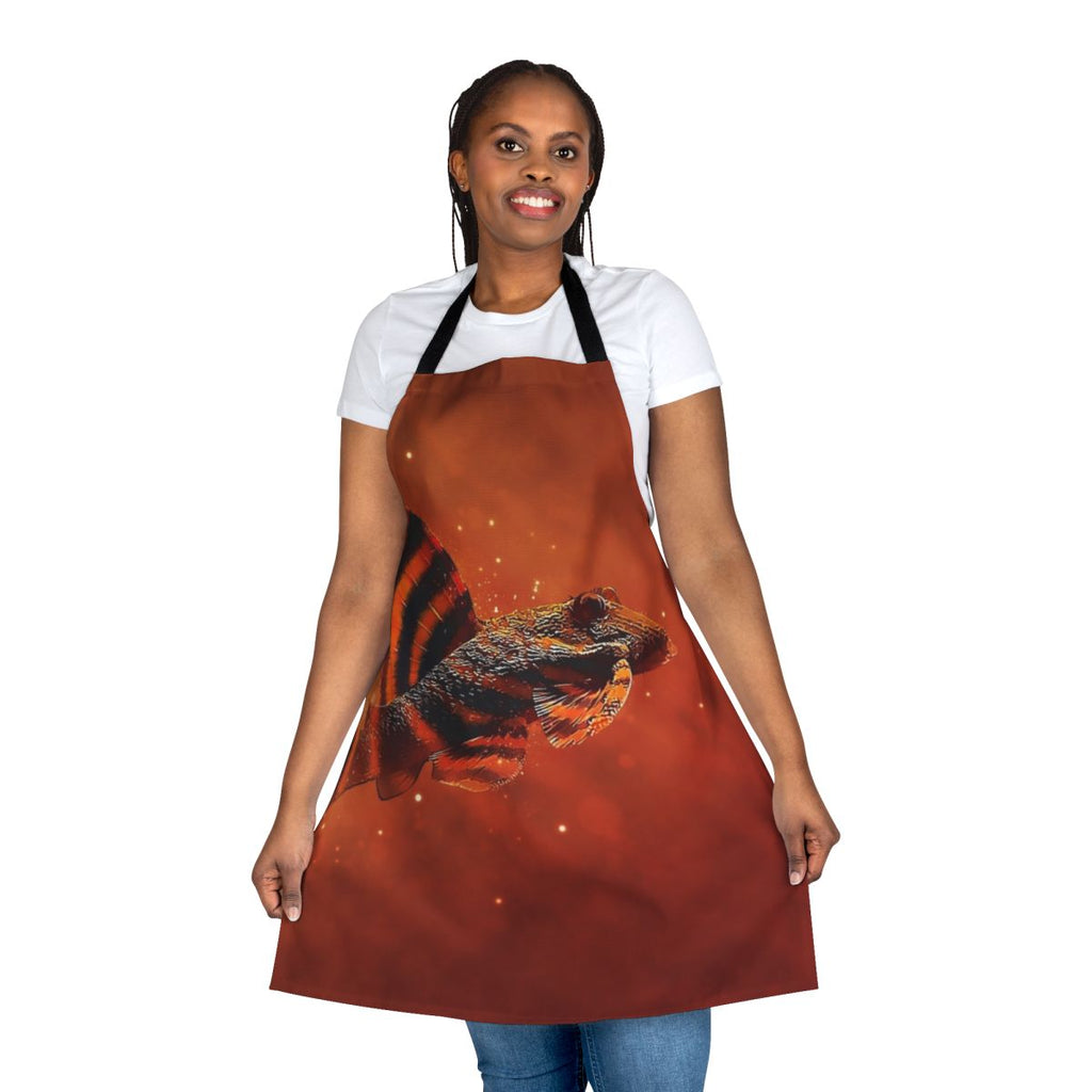 L397 Tiger Pleco printed on a high-quality apron for aquarium hobbyists