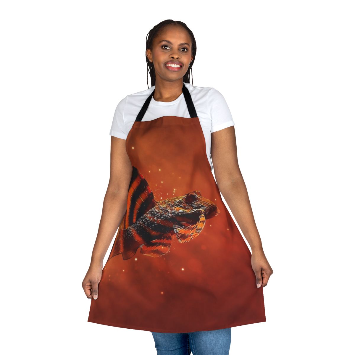 L397 Tiger Pleco printed on a high-quality apron for aquarium hobbyists