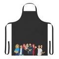 La Casa de Papel inspired apron featuring the show's iconic characters and logo