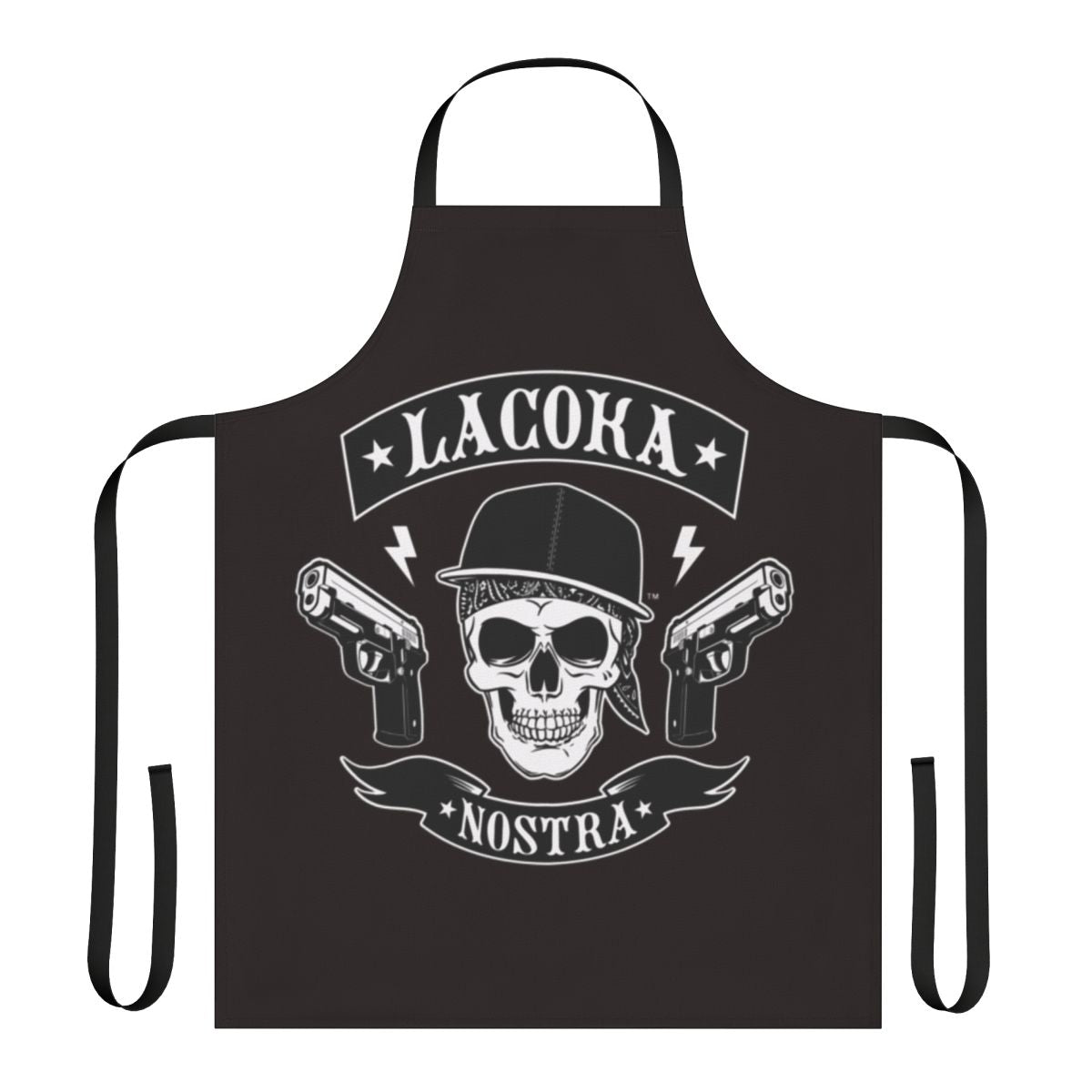La Coka Nostra inspired custom printed apron