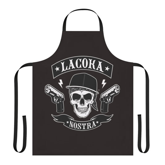 La Coka Nostra inspired custom printed apron