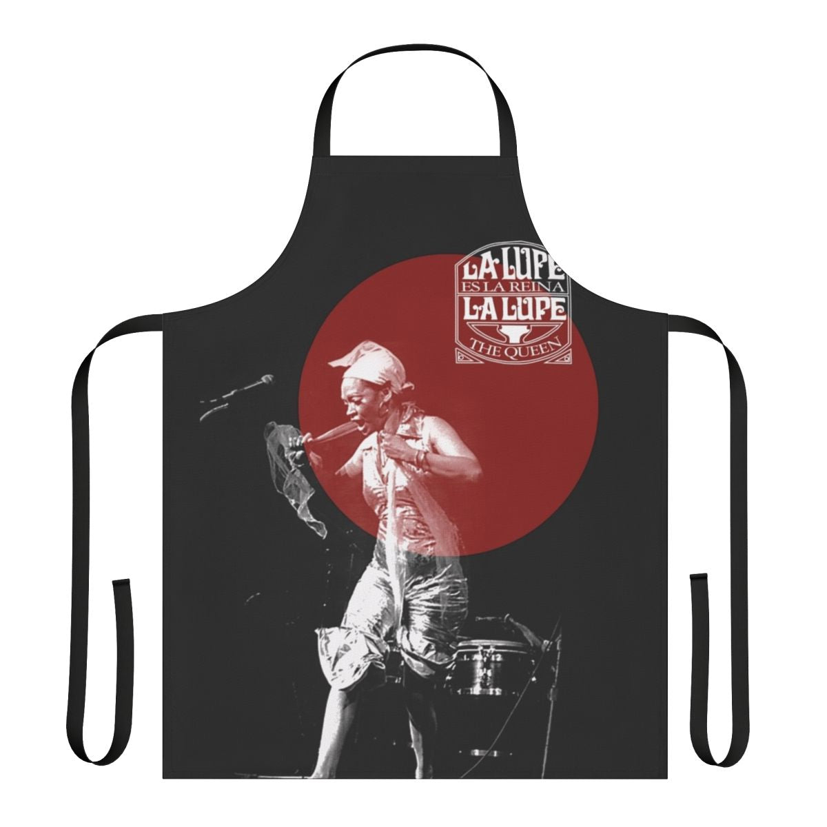 La Lupe Inspired Apron with Iconic Singer Silhouette