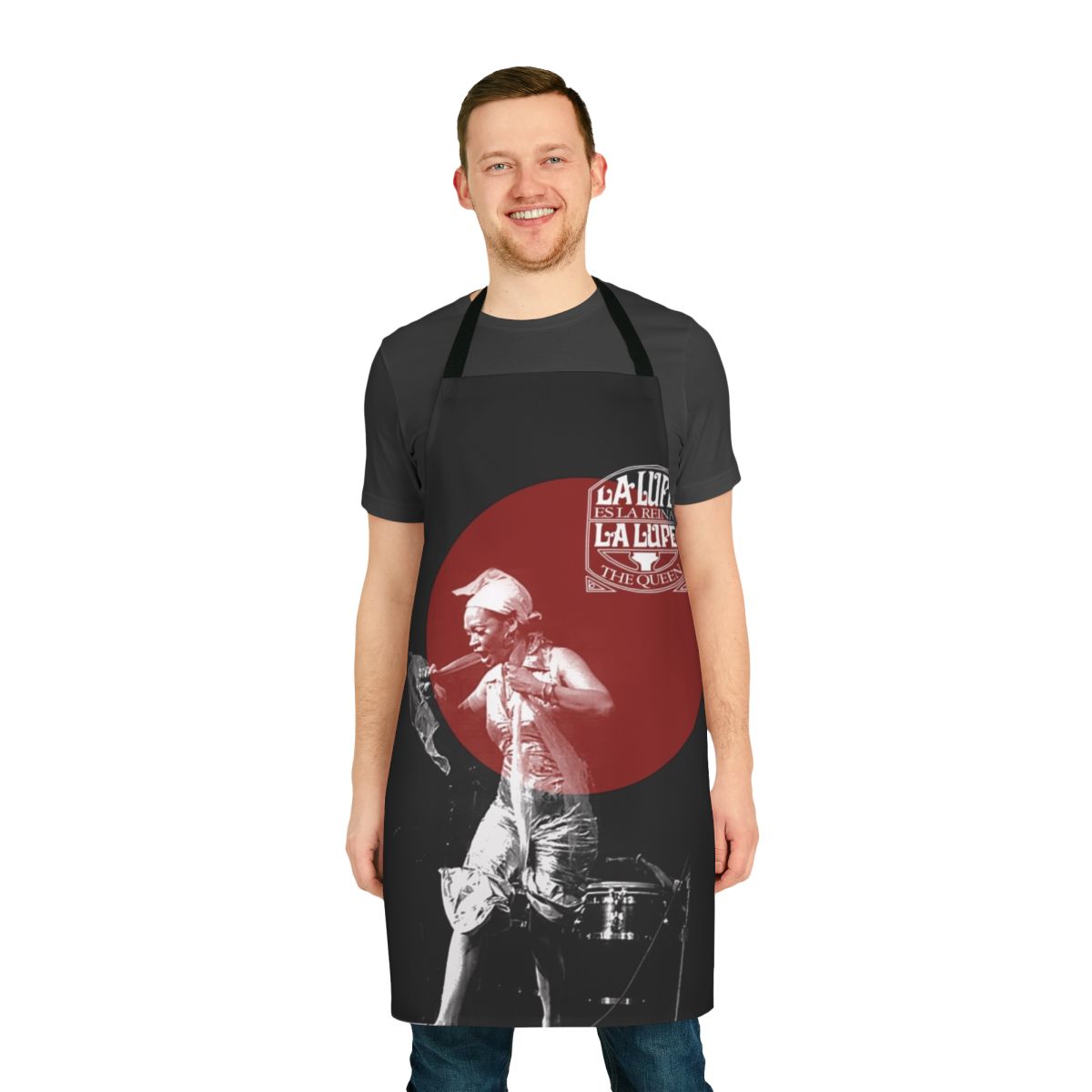 La Lupe Inspired Apron with Iconic Singer Silhouette