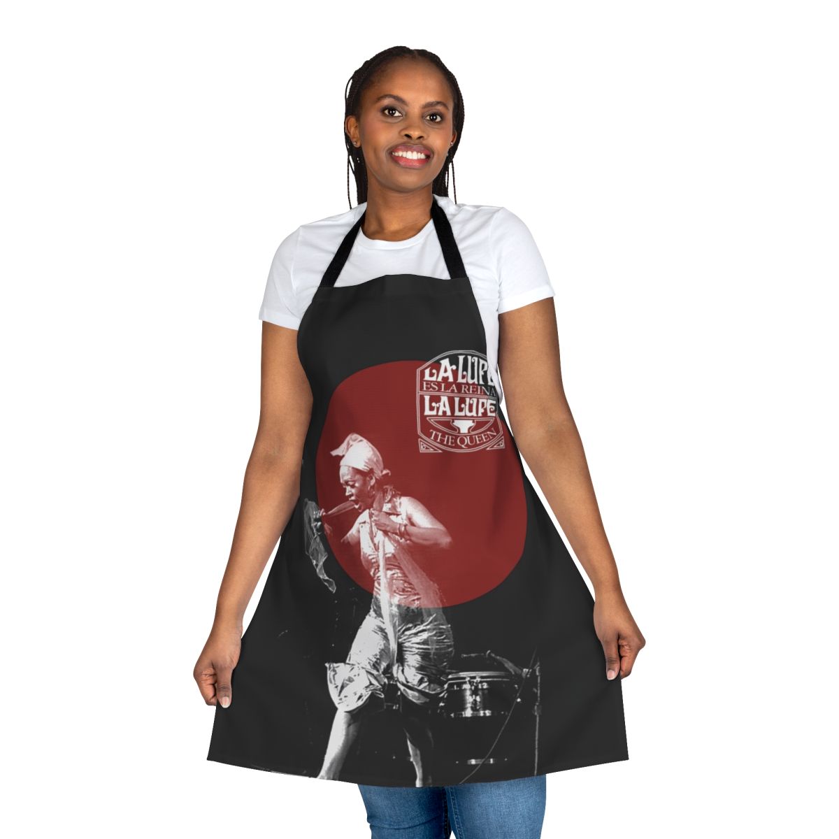 La Lupe Inspired Apron with Iconic Singer Silhouette
